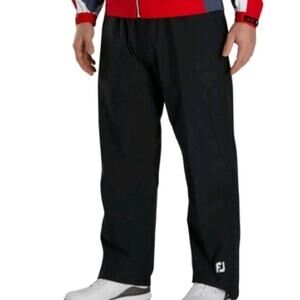 FootJoy DryJoys Hydrolite Golf Rain Pants Mens M 35531 Black Waterproof